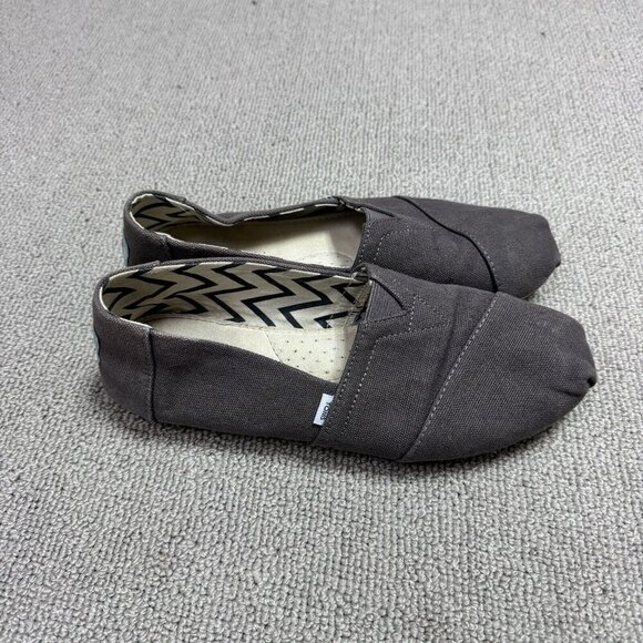 Toms Slip On Shoes Gray Women's Size 7.5 - Picture 6 of 9